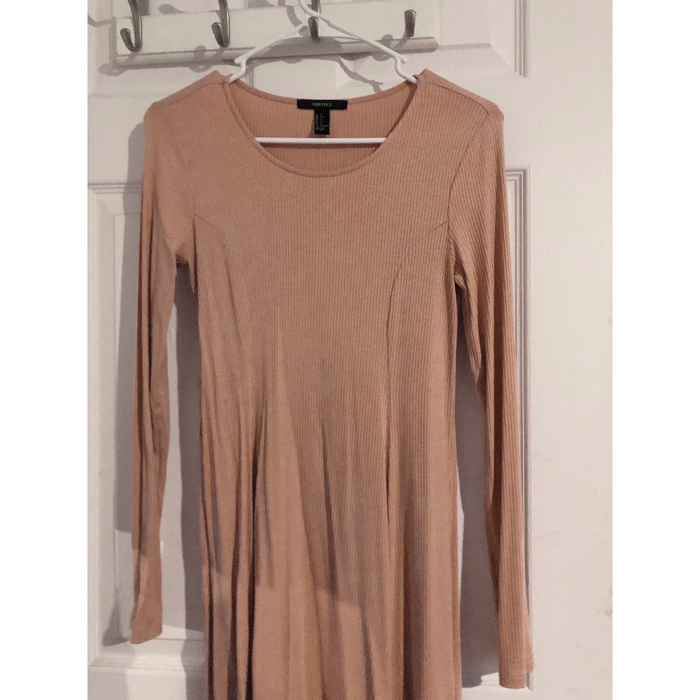 Forever 21 Women's PEACH Dress (Size Small)